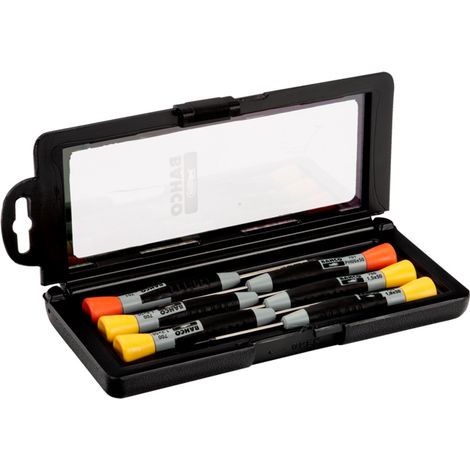 Bahco Satz Schraubendreher für Schlitz- und Phillips-Schrauben mit Präzisionsgriff, 1-1,8 mm und PH00-PH0 - 6-tlg. (1/3)