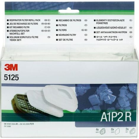 Kit de filtros A1P2R 3M 5125