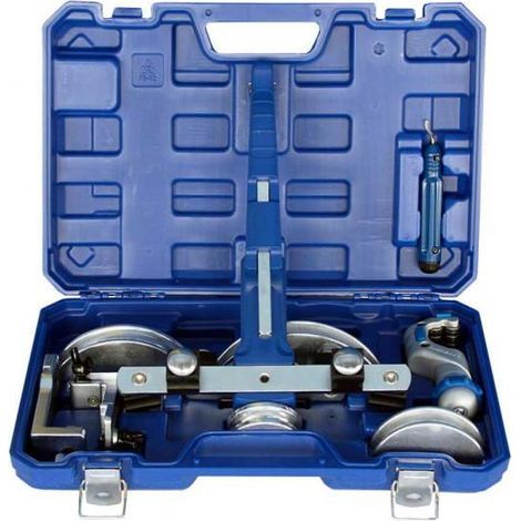 Pinza curvatubo reversibile per tubazioni in rame fornita in valigetta tecnosystemi tsc600004