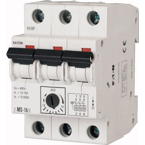 Disjoncteur-moteur 0.16-0.25 A 3p 000248403 EATON Z-MS-0,25/3