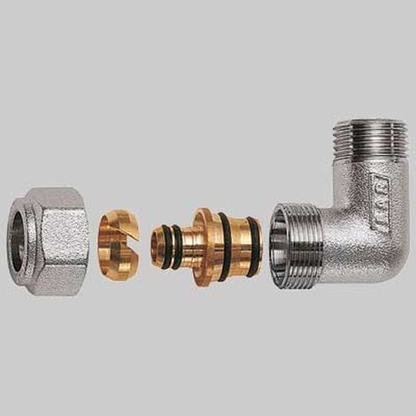 GOMITO MASCHIO CROMATO FAR COMPLETO - 1" x 32 x 3