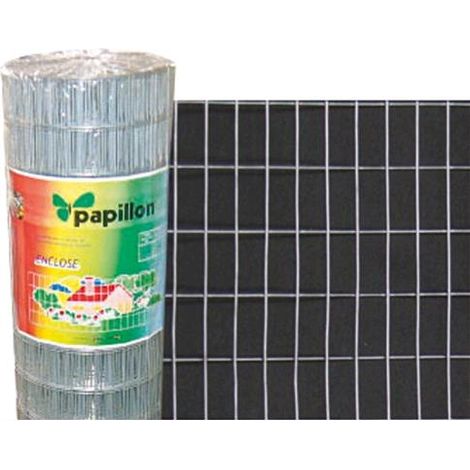 RETE Recinzione PAPILLON mod. ENCLOSE Maglia 50X25 mm 100H cm 25 mt ZINCATA