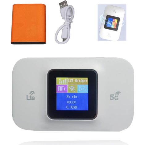 Pocket 4G WiFi, E5783 Europe Version 4G WiFi 300Mbps Plug and Play Standard SIM Card Pocket Mobile Hotspot Wireless Network Smart Router, for Home Business (1/5)