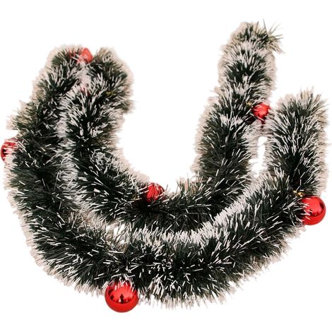 Guirlande De Cèdre Artificielle - 178 cm - PVC - Décoration De Noël Intérieure Et Extérieure - Pour Cheminée, Escalier, Porte, Table - Vert (1/5)