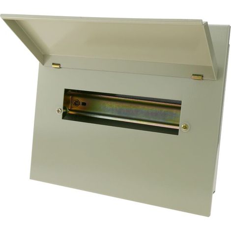 Caja de distribución eléctrica de 10 módulos 18mm IP40 para empotrar de metal SPN