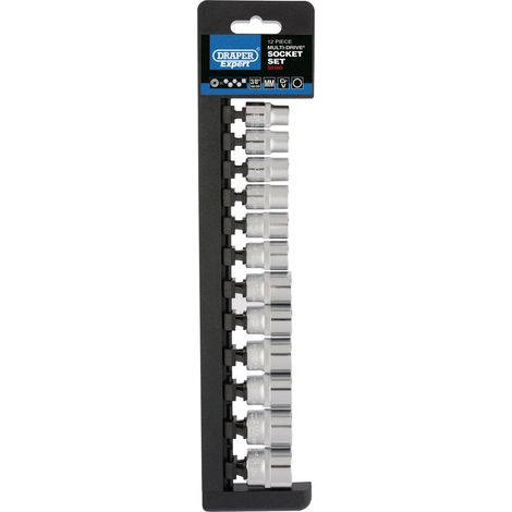 Draper Expert 3/8" Square Drive Multi-Drive® Socket Set (12 Pieces) - Model 50160