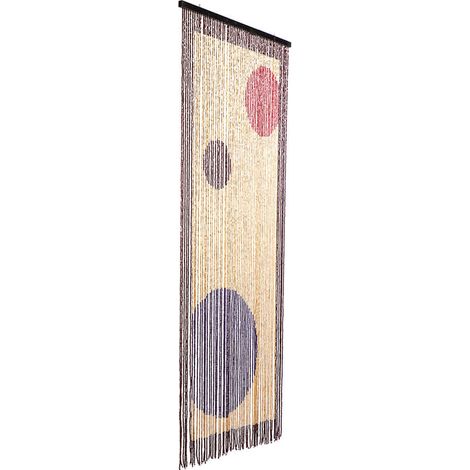 CORTINA DE MADERA PLANETS 60 LÍNEAS 90X200 CM NORTENE (1/5)