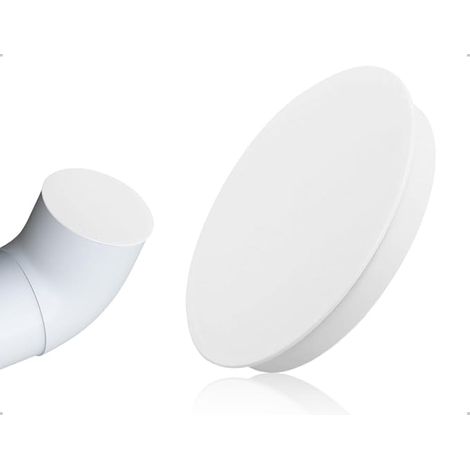 Ventilation Tube Cover, PVC Protective Cap, Pipe Trim, End Cap, Pipe Lock Plug, Used for Industrial Households (White, 160mm) (1/5)