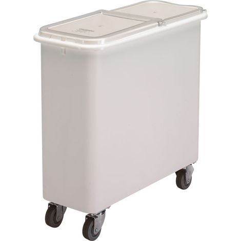 Bac à ingrédient avec couvercle plat - 76.5 x 33 x 72.5 cm - Blanc - Cambro
