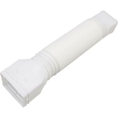 Extensions de Tuyau de Descente de Gouttière Rallonge de Tuyau de Descente Rétractable Rallonge de Tuyau de Descente Flexible Accessoires de Bec de Descente Fournitures de (Blanc) (1/5)