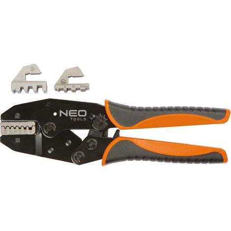 Pinza de crimpado para terminales NEO TOOLS 01-506, incluida con 2 matrices (1/4)