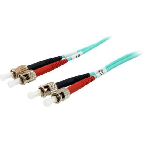 Cordon De Raccordement ST - Fibre Optique Multimode OM3 - 5 M - 50 125 Microns - Sans Halogène - Orange