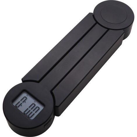 Balance de cuisine électronique pliable - Balance de cuisine - Balance de cuisine numérique - Balance de rangement pliable - Instrument de pesage électronique - ABS - Noir (1/5)