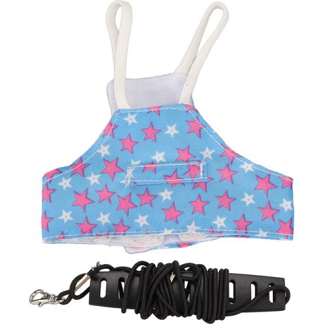 Gilet De Vol Pour Perroquet - Coton Et Polyester Respirant - Avec Longe Anti-Morsure - Pour Perruches Et Oiseaux De Petite Taille - Taille S (1/5)