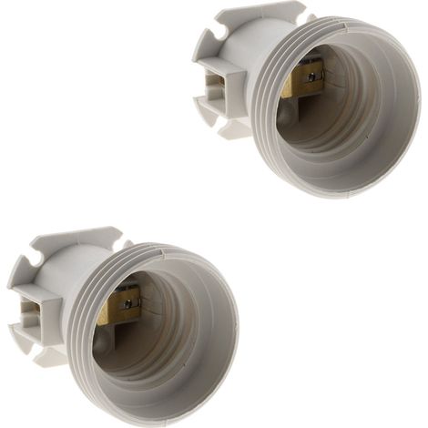Lot de 10 douilles de chantier E27 sans bague - Zenitech