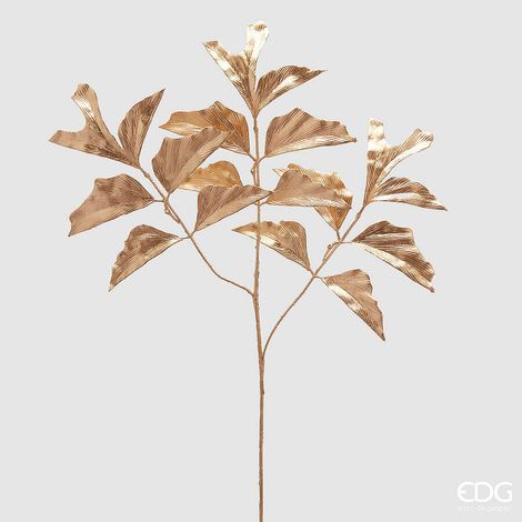 EDG Enzo De Gasperi Felce Butterfly 3 Rami di Natale H 85 Cm Gold (1/2)