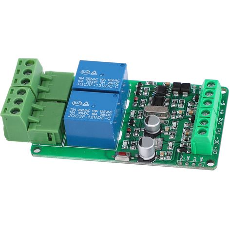 2-Kanal-Relaismodul, 2 x 12V-Eingänge für RS485/TTL-Kommunikation (1/5)