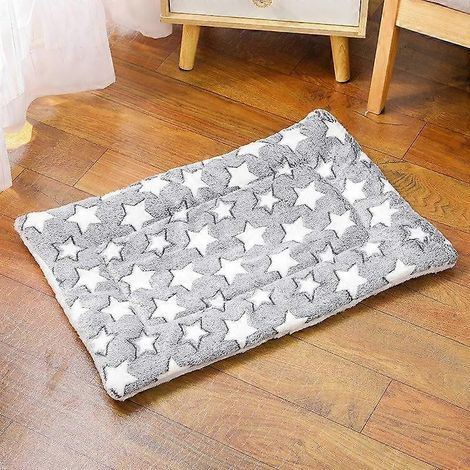 1 tapis réversible pour chien (chaud/froid) 50 x 60 cm, élégant, en mousse haute densité, lavable. (1/5)