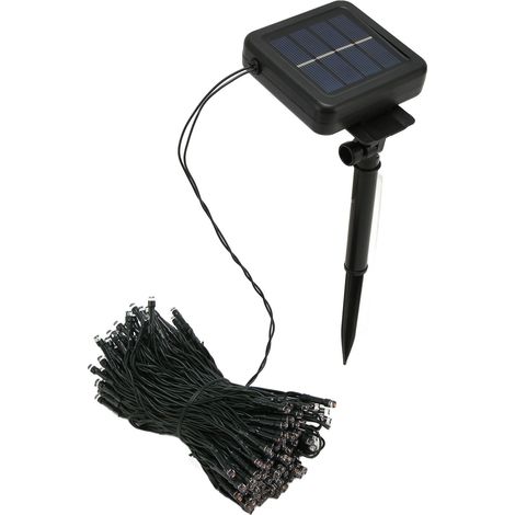 Guirlande Solaire LED 200 LED 22m, 8 Modes Décorative, Éclairage Extérieur pour Noël, Mariage, Fêtes, Jardin, Terrasse, Imperméable, Chaude, Festive (1/5)