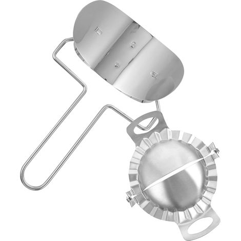 Ensemble de 2 pièces : moule à raviolis et coupe-pâtes en acier inoxydable 304 (1/4)