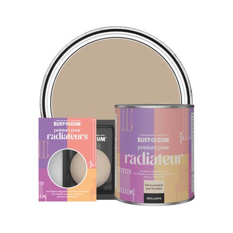 Peinture pour Radiateur, Finition Brillante - Caramel Salé (1/3)