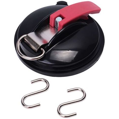 Lot de 1 ventouse multifonction pour voiture – support robuste jusqu’à 22 kg, idéal pour auvents, bâches et couvertures de véhicules (1/5)