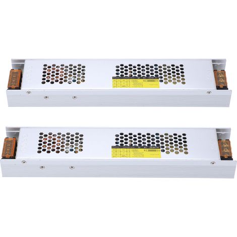 Alimentation LED 300W 24V DC 12.5A, transformateur étanche à tension constante, sans scintillement, entrée 185-264VAC, pour bande lumineuse et projecteur (1/5)