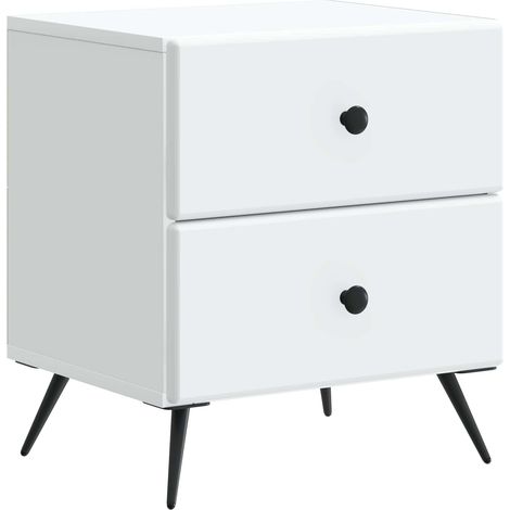 Armario de Noche 43 x 34,5 x 47,5 cm Madera de Ingeniería vidaXL