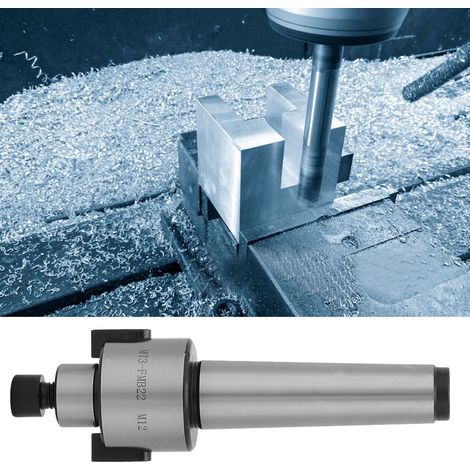 M12-Gewinde-Kegelfräserhalter, Kegelfräser-Werkzeughalter für Frässpindeln, Länge 138 mm, Nut 22 mm, MT3-FMB22 (1/5)