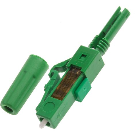 Connecteur pour fibre optique LC Simplex, , Monomode, taille de la fibre 9/125µm ( Prix pour 1 )