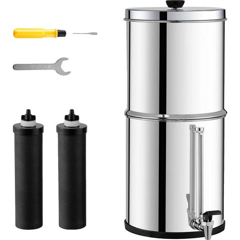 Système de Filtration d'Eau, Acier Inoxydable, Haute Capacité, 2.25gal (1/5)
