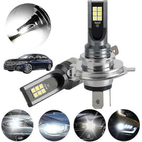 Ampoules de phares LED H4/9003, ampoules LED H4 pour phares de voiture, ampoules LED H4 lumineuses pour phares de voiture, ampoules LED H4 H (1/5)
