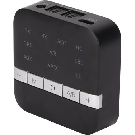 TX200 Émetteur-récepteur Bluetooth 5.0 à faible latence 2 en 1, adaptateur Bluetooth sans fil pour TV et système stéréo domestique (1/5)
