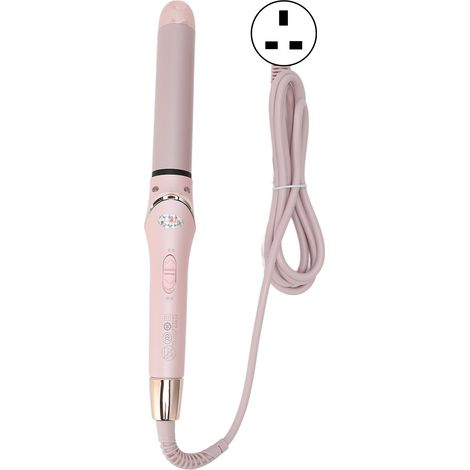 Fer à boucler avec contrôle de température LCD, anti-brûlure, manuel, outil de coiffure haute température, prise UK 220V (1/5)