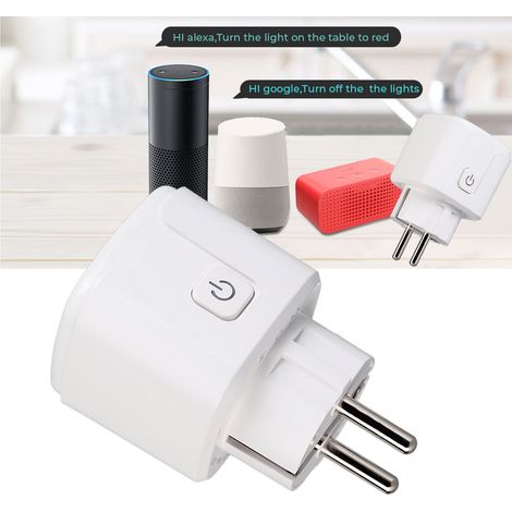 Prise intelligente 20A WiFi et Bluetooth - Douille smart avec contrôle APP et Tuya pour commande vocale et détection de surcharge. (1/5)