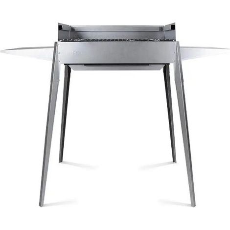 Barbecue a carbone Lisa Etna F portatile in ferro alluminato 60x40cm