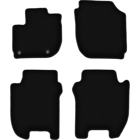 Tapis de sol en velours noir BASIC pour Honda Jazz IV à hayon (2015-)