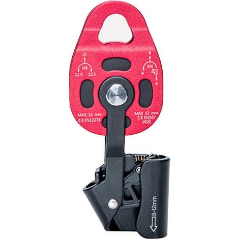 Poulie de levage compatible avec bloqueur 4 kN pour l'escalade et l'alpinisme d'urgence portable en extérieur (1/5)