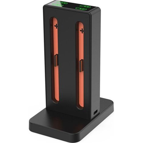 4-in-1 Ladestation für 2 Controller mit NS 2 Ladegerät Anzeige (1/5)