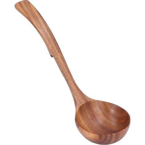 Cuillère en Bois d'Acacia pour Enfants - Ustensile de Cuisine Écologique pour Maison et Restauration (1/5)