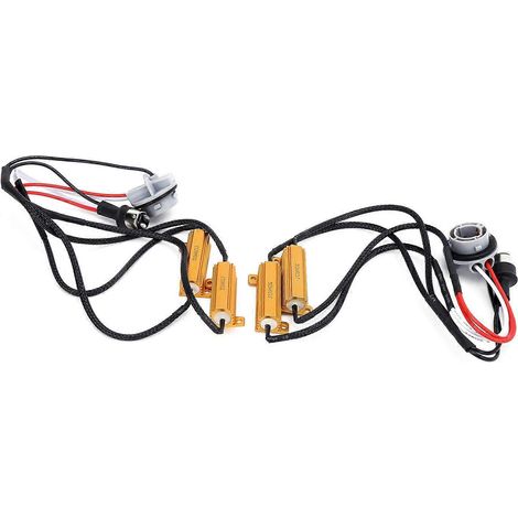 Stück 1157 LED-Decoder 50W Lastwiderstand Blitzfehlerfreier Unterdrücker für Autoscheinwerfer Nebelscheinwerfer Tagfahrlicht