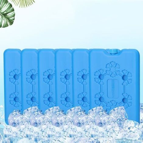 Blocs Réfrigérants,Pain de Glace pour Sac,Glace pour Glacières,Bloc Glace pour Glaciere,Bloc Glace Glacière,6pcs (1/4)