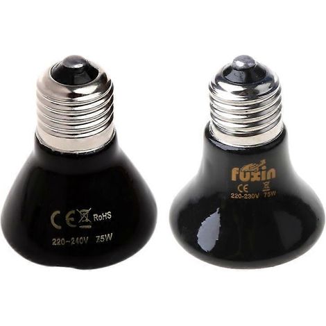 Émetteur de chaleur en céramique pour reptiles, ampoule chauffante sans lumière, pour poulailler ou couveuse - 75 W (1/5)