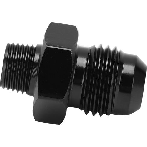 Raccord de ligne carburant 6AN vers 1/8NPT, adaptateur en aluminium 6061-T6 noir, connecteur automobile, accessoire de fixation (1/5)