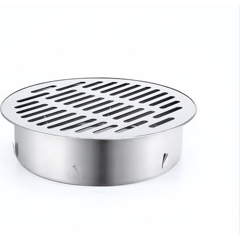 Siphon De Sol Rond en Acier Inoxydable, Grille De Goutte, Filtre Anti-Encrassement, Outils De Maison pour Balcon, Cour,Siphon De Sol(繪 200 Mm) (1/5)