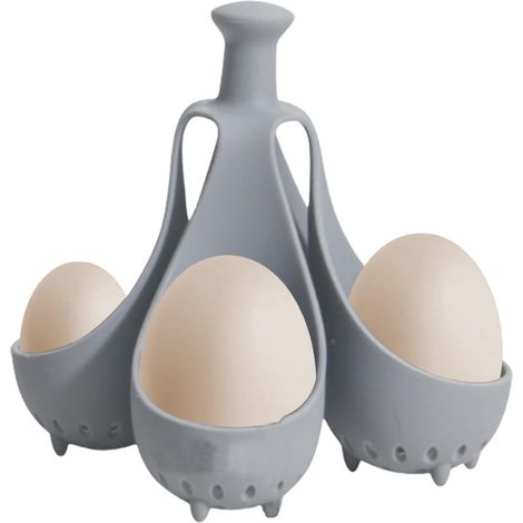 Gadget De Cuisson D'oeufs En Silicone, Cuit 4Oeufs À La Fois, Support D'oeufs À La Coque, Support De Stockage D'oeufs De Cuisine, Tasses À Oeufs, Cuiseur D'oeufs À La Coque Gadgets De Cuisine
