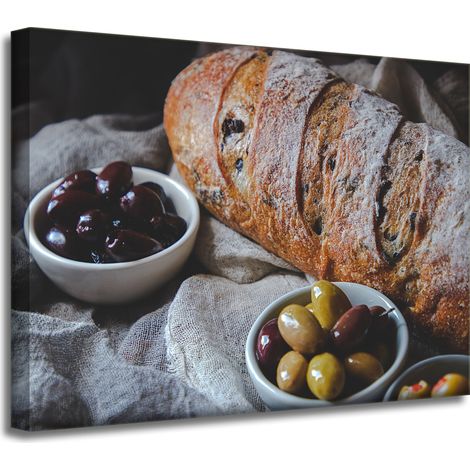 Leinwanddruck „Küchenbrot“ 40x30 cm