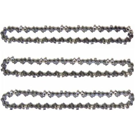 Lot de 3 Chanes d'élagueuse sur Perche pour Guide-Chane de 10" (25 cm), 40 Maillons d'Entranement, Faible Rebond, Compatibles avec Black & Decker, Ryobi, Ferrex, Primaster et autres (1/4)