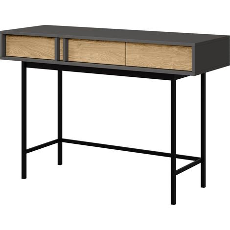Consola Levali 110, Roble, 83x123x43cm, Con cajones