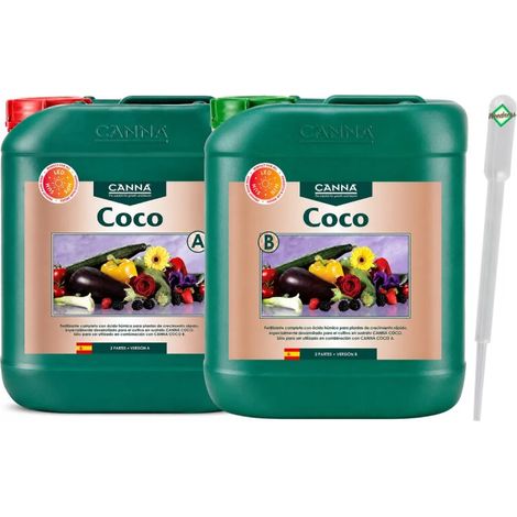 Canna Coco A B 5 L Coco engrais engrais pour coco engrais pour plantes (1/5)